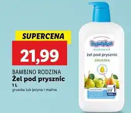 Lidl Żel pod prysznic malina Bambino Rodzina oferta