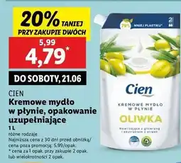Lidl Mydło w płynie oliwka Cien oferta