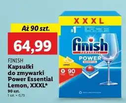 Lidl Tabletki do zmywarek lemon Finish Power Essential oferta