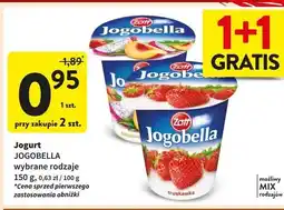 Intermarche Jogurt brzoskwinia-smoczy owoc Zott Jogobella oferta