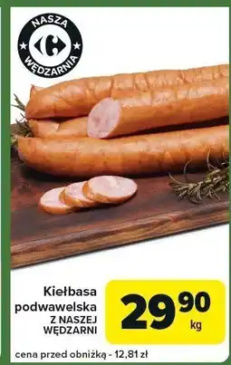 Carrefour Express Kiełbasa podwawelska 1 kg Carrefour Express oferta