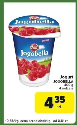 Carrefour Express Jogurt Jogobella 400 g, wybrane rodzaje oferta