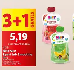 Lidl Smoothie drink jabłka banan truskawka porzeczka Hipp hippis oferta