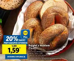 Lidl Bajgiel z makiem oferta
