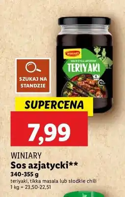 Lidl Sos teriyaki chicken Winiary oferta