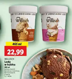 Lidl Lody kultowy batonik karmelowo-orzechowy Willisch oferta