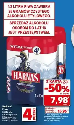 Kaufland Piwo Harnaś oferta