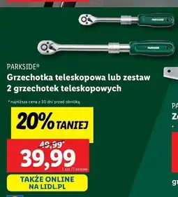 Lidl Grzechotki teleskopowe 3/8 + 1/4 Parkside oferta