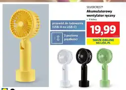 Lidl Wentylator akumulatorowy ręczny Silvercrest oferta