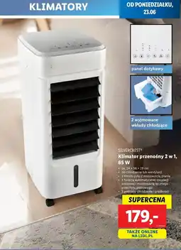 Lidl Klimatyzator przenośny 65 w Silvercrest oferta