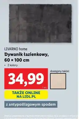 Lidl Dywanik łazienkowy 60 x 100 cm Livarno Home oferta