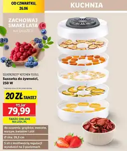 Lidl Suszarka do żywności 250 w Silvercrest oferta