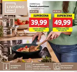 Lidl Patelnia aluminiowa 28 cm Livarno Home oferta