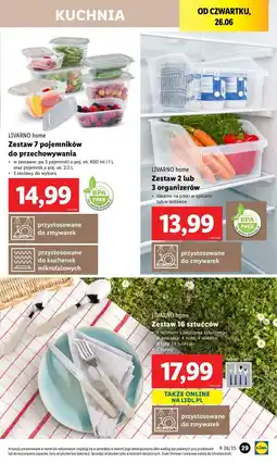 Lidl Zestaw pojemników Livarno Home oferta