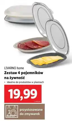 Lidl Pojemniki do serów Livarno Home oferta