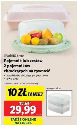 Lidl Pojemnik do przechowywania żywności Livarno Home oferta