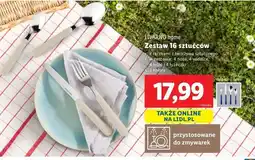 Lidl Zestaw sztućców ze stali szlachetnej Livarno Home oferta