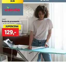 Lidl Deska do prasowania wym. 110 x 30 cm Vileda oferta