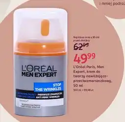 Rossmann Loreal Paris, Men Expert, krem do twarzy nawilżająco-przeciwzmarszczkowy oferta