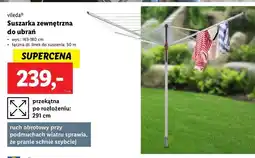 Lidl Suszarka zewnętrzna 3-ramienna Vileda oferta