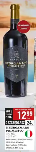 Biedronka Wino Negroamaro Primitivo oferta