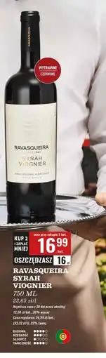 Biedronka Wino Ravasqueira Syrah Viognier oferta