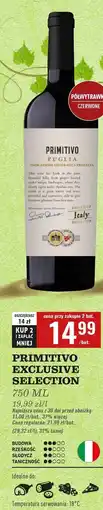 Biedronka Wino Primitivo Puglia oferta