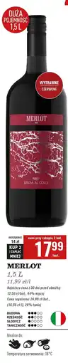 Biedronka Wino Badia Al Colle Merlot oferta