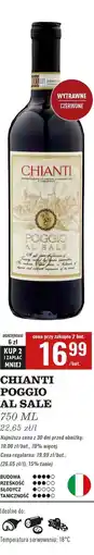 Biedronka Wino Chianti Poggio Al Sale oferta