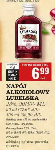 Biedronka Wódka 28% Lubelska Cytrynówka oferta