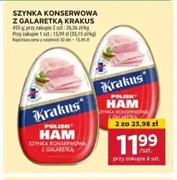 Stokrotka Market Szynka Krakus oferta