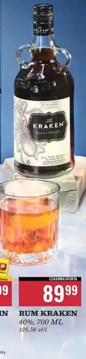 Biedronka Rum The Kraken Black Spiced oferta