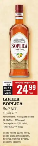 Biedronka Wódka Soplica Śliwkowa oferta