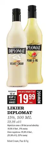 Biedronka Likier Diplomat Pear & Fig oferta