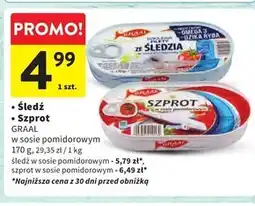 Intermarche Szprot w sosie Graal oferta