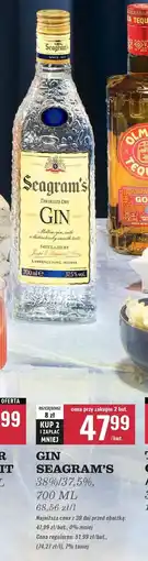 Biedronka Gin Seagram's Extra Dry oferta