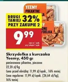 Biedronka Skrzydełka z kurczaka pieczone Yeemy oferta