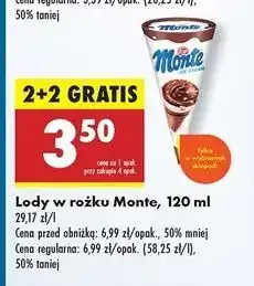 Biedronka Lód Zott Monte oferta