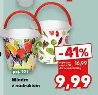 Kaufland Wiadro z nadrukiem 10 l oferta