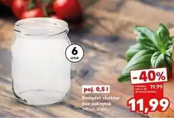 Kaufland Słoik 500 ml bez zakrętki oferta