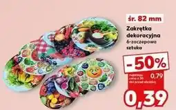 Kaufland Zakrętka dekoracyjna 82 mm 6 zaczepowa oferta