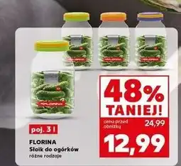 Kaufland Słoik do kiszenia ogórków 3 l Florina (Florentyna) oferta