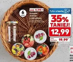 Kaufland Komplet słoików z zakrętkami 315 ml oferta