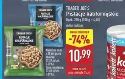 ALDI Pistacje kalifornijskie prażone solone Trader Joe's oferta