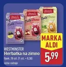 ALDI Herbatka na zimno cytryna mięta Westminster oferta