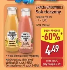 ALDI Sok letnie jabłko z cytryną i truskawką Bracia Sadownicy oferta