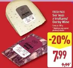 ALDI Ser kozi derby wine Fresh Pack oferta