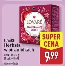 ALDI Herbata ekspresowa pomegranate shake Lovare oferta