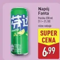 ALDI Napój green Fanta oferta