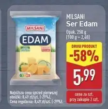 ALDI Ser edam w kawałku Milsani oferta